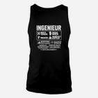 Ingenieur Multi-Tasking Unisex TankTop, Lustige Sprüche für Spezialisten