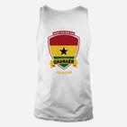 Ghanaer Wappen Herren Unisex TankTop, Stolz Ghana Motiv