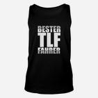 Bester TLF Fahrer Schwarzes Unisex TankTop, Feuerwehrmann Motiv Tee