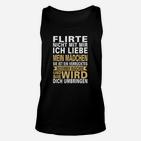 Flirte nicht mit mir Unisex TankTop Herren, Liebe mein November Mädchen