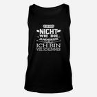 Ich Bin Nicht Wie Die Anderen Spruch Schwarzes Unisex TankTop für Individualisten