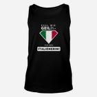 Italienerin Stolz Damen Unisex TankTop, Italien Motiv Tee