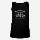 Köln-Skyline Unisex TankTop für Damen: Lustiger Spruch über Kölnerinnen