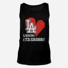 LA Liesing Atzersdorf Herz Logo Unisex TankTop, Trendiges Design in Schwarz