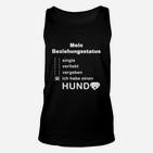 Lustiges Hunde-Liebhaber Unisex TankTop Beziehungsstatus: Hund Besitzer