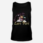 Lustiges Lari-Fari Unisex TankTop mit Comic-Schaf, Spaß-Unisex TankTop für Feste