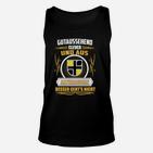 Lustiges Schwarzes Herren Unisex TankTop mit Spruch und Coolen Grafiken