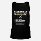 Mechaniker Humor Unisex TankTop, Stundenlohn Aufdruck – Lustiges Handwerker Tee