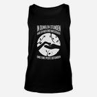 Motivationsspruch Unisex TankTop Hand und Pfote, Inspirations Tee Schwarz