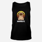 Namaste Pug Yoga Sonnenuntergang Unisex TankTop, Entspannte Mops Design Tee