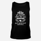 Niedersachsen Spruch Unisex TankTop für Damen, Engelsflügel Design Schwarz