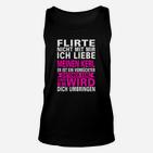 Oktober Kerl Warnung Unisex TankTop, Lustiges Geburtstagsmonat Statement