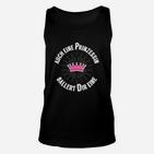 Prinzessin Unisex TankTop mit Spruch, Damen Unisex TankTop mit Kronenmotiv