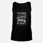 Schwarzes Biker-Unisex TankTop Härter als Bikerbraut Lustiger Spruch