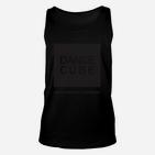 Schwarzes Dance Cube Unisex TankTop, Grafikdruck für Tänzer