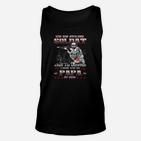 Schwarzes Herren-Unisex TankTop mit Grafik-Druck und Motto