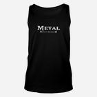 Schwarzes METAL Heavy Slogans Unisex TankTop für Herren