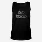 Schwarzes Unisex TankTop Stur & Tätowiert, modisches Unisex TankTop mit Spruch