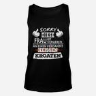 Schwarzes Unisex TankTop Vergeben an Einen Heißen Kroaten, Lustiges Spruch Unisex TankTop