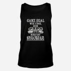 Snowmobil Papa Herren Unisex TankTop, Schwarzes mit Lustigem Spruch