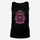 Vintage 1991 Geburtsjahr Perfektion Unisex TankTop, Retro Look Tee