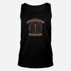 Vintage Legenden Slogan Herren Unisex TankTop in Schwarz, Retro Design Tee