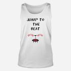 Jump to the Beat Unisex TankTop, Trampolin-Motiv Musik Tee