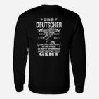 Deutscher September Geboren Langarmshirts