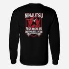 Ninjutsu Langarmshirts Erste Lektion Kostenlos, Witziges Kampfkunst Tee