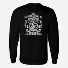 Retro Langarmshirts 1966 Schwarzes Legendendesign, Vintage Look