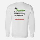 Hannover Liebhaber Langarmshirts, Sonnenuntergang Slogan, #96 Motiv