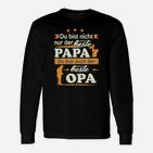 Bestes Papa und Opa Langarmshirts, Personalisiertes Geschenk für Männer