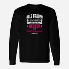 Damen Langarmshirts Besten Frauen sind Zwillinge, Geburtstags-Langarmshirts