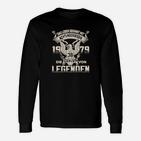 Geburtsjahr 1979 Legenden Langarmshirts, Personalisiertes Retro Design