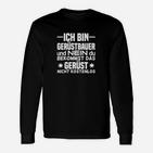 Gerüstbauer Spruch Langarmshirts Herren, Lustiges Schwarz Tee