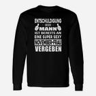 Herren Langarmshirts Vergeben an November-Frau, Lustiges Design