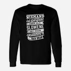 Niemand Ist Perfekt Slowene Langarmshirts