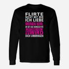 Schwarzes Langarmshirts für Flirter, Geburtstag im September