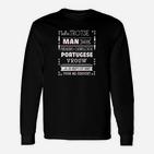 Trotse-Mann-Portugie-Vrouw- Langarmshirts