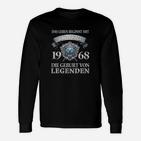 Vintage 1968 Geburtsjahr Legenden Langarmshirts, Retro Look Design