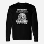 Vorsicht Frauchen Langarmshirts, Lustiges Havaneser Hundebesitzerinnen Tee