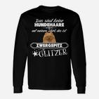 Zwergspitz Glitzer Langarmshirts, Witziges Haustier Motiv für Liebhaber