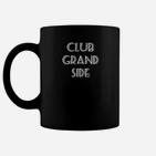 Schwarzes Tassen Club Grand Side, Trendiges Tee für Events