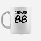 Deutschland 88 Schwarz Rücken- Tassen