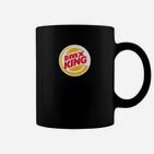 BMX King Logo Herren Tassen in Schwarz, Trendiges Freizeit-Tee
