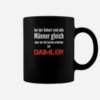 Daimler-Mitarbeiter Stolz Tassen, Schwarzes Herren Spruch Tee