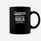 Erzieherin Multitasking Ninja Tassen, Lustiges Pädagogen Tee