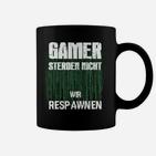 Gamer Tassen GAMER STERBEN NICHT - WIR RESPAWNEN, Matrix-Stil