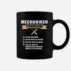 Mechaniker Humor Tassen, Stundenlohn Aufdruck – Lustiges Handwerker Tee