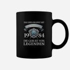 Vintage 1984 Geburt von Legenden Tassen, Retro Jahrgangsmotiv Tee